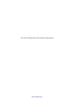 ant colony optimization and constraint programming