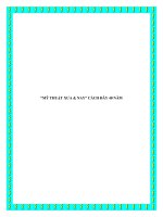 “MỸ THUẬT XƯA & NAY” CÁCH ĐÂY 40 NĂM pdf