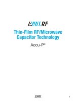 Thin-Film RF/Microwave Capacitor Technology.