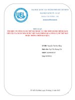 tiểu luận tìm hiểu về công cụ dự trữ bắt buộc và việc điều hành chính sách tiền tệ của ngân nhà nước việt nam thông qua công cụ dữ trữ bắt buộc trong thời gian qua