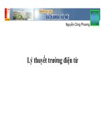 Bài giảng Lý thuyết trường điện từ: Từ trường dừng