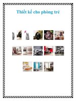 Thiết kế cho phòng trẻ ppt