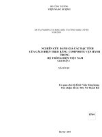 Nghiên cứu đánh giá các đặc tính của cách điện treo bằng composite vận hành trong hệ thống điện việt nam (gđ2)