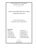 tiểu luận hoạch định chiến lược tài chính giai đoạn sung mãn & suy thoái