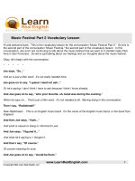 music festival part 2 vocabulary