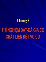 THÍ NGHIỆM ĐẤT- ĐÁ GIA CỐ CHẤT LIÊN KẾT VÔ CƠ doc