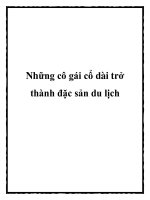 Những cô gái cổ dài trở thành đặc sản du lịch doc