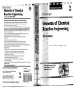 scott fogler - elements of chemical reaction engineering [3rd ed.]