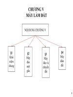 chương V : máy làm đất