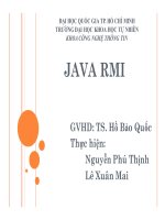 tiểu luận java rmi