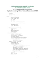 growing greenhouse cucumbers