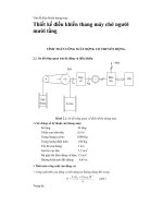 thiết kế điều khiển thang máy chở người mười tầng