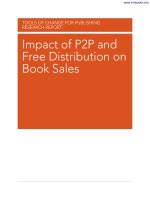 impact of p2p and free distribution on book sales