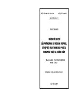 Nghiên cứu vai trò của phương pháp gây mê bằng propofol kết hợp đặt mask thanh quản proseal trong phẫu thuật tai - xương chũm