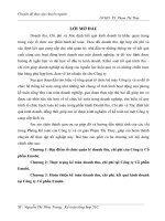 Doanh thu chi phí và xác định kết quả kinh doanh