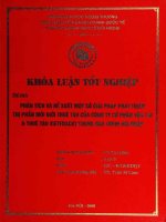 khóa luận tốt nghiệp phân tích và đề xuất một số giải pháp phát triển thị phần môi giới thuê tàu của công ty cổ phần vận tải và thuê tàu vietfrach trong quá trình hội nhập