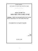 Nghiên cứu công nghệ thu hồi tro bay của nhiệt điện cao ngạn dùng cho sản xuất vật liệu không nung