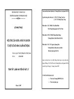 Hiệu ứng của axion, axino và saxion từ một số mô hình chuẩn mở rộng