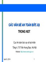 An toàn bức xạ công nghiệp trong NDT