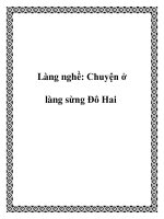 Làng nghề: Chuyện ở làng sừng Đô Hai pptx