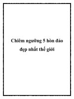 Chiêm ngưỡng 5 hòn đảo đẹp nhất thế giới pot
