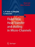 fluid flow, heat transfer and boiling in micro-channels