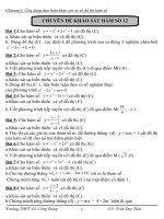 Ứng dụng đạo hàm khảo sát và vẽ đồ thị hàm số