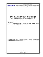 Nghiên cứu xây dựng bộ điều khiển thích nghi phức hợp
