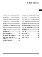 Các bộ phận cần bảo dưỡng trên xe máy SHI 125/150_ chương 3