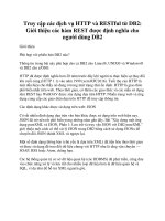 Truy cập các dịch vụ HTTP và RESTful từ DB2: Giới thiệu các hàm REST được định nghĩa cho người dùng DB2 docx