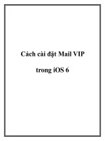 Cách cài đặt Mail VIP trong iOS 6. pptx