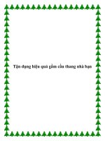 Tận dụng hiệu quả gầm cầu thang nhà bạn potx