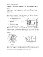 Bài tập kỹ thuật điện 1