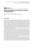  molecular medicine and gene therapy. an introduction