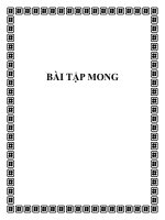 BÀI TẬP MONG doc