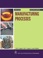 Manufacturing processes