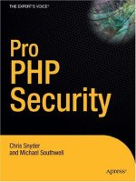 pro php security - apress