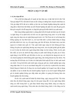 Phân tích các yếu tố ảnh hưởng đến sự lựa chọn dịch vụ tiền gửi của khách hàng cá nhân tại Chi nhánh Ngân hàng Nông nghiệp và Phát triển Nông thôn huyện Phú Vang – Thừa Thiên Huế