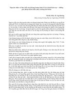 nguyen nhan,ban chat cua cuoc khung hoang kinh te hien nay   PGS TS ngô hướng