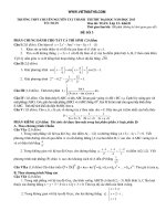 Đề thi thử Toán ĐH năm 2013 Đề số 6 pptx