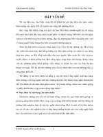 Luận văn công nghệ sinh học Kỹ thuật trồng, chăm sóc, nhân giống và điều khiển Mai vàng ra hoa đúng thời điểm