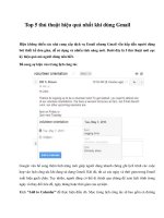 Top 5 thủ thuật hiệu quả nhất khi dùng Gmail pot
