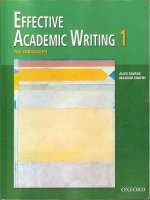 Effective academic writing 1 paragraph
