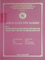  vận dụng marketing nhằm nâng cao sức cạnh tranh của các công ty bảo hiểm phi nhân thọ tại việt nam