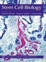 stem cell biology - daniel r. marshak
