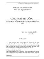 Công nghệ thi công