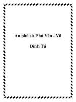 An phủ sứ Phú Yên - Vũ Đình Tú pot