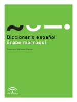 diccionario español árabe marroquí