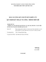 Nghiên cứu giải pháp đắp đê bằng vật liệu địa phương và đắp đê trên nền đất yếu từ quảng ninh đến quảng nam   quy định kỹ thuật về công trình trên đê