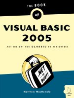 the book of visual basic 2005 - .net insight for classic vb developers